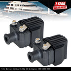 Set of 2 Ignition Coils for Mercury Outboard 25HP (1980â2006)