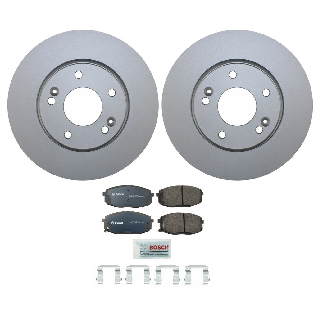 Front Brake Kit with 280mm Disc Rotors & Bosch Pads for Kia Soul (2010–2022)