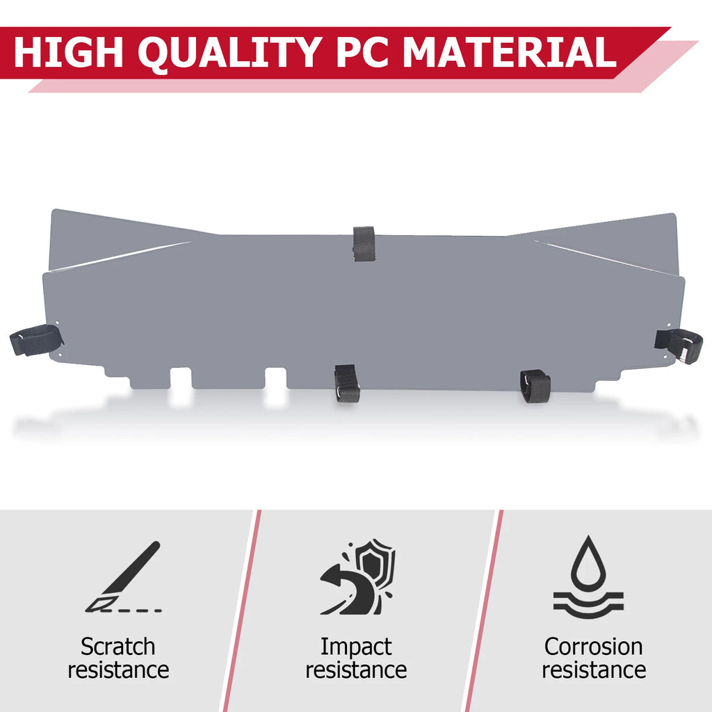 Rear Windshield Window Panel for Can Am Maverick X3 (2017-2021) Dark Tinted