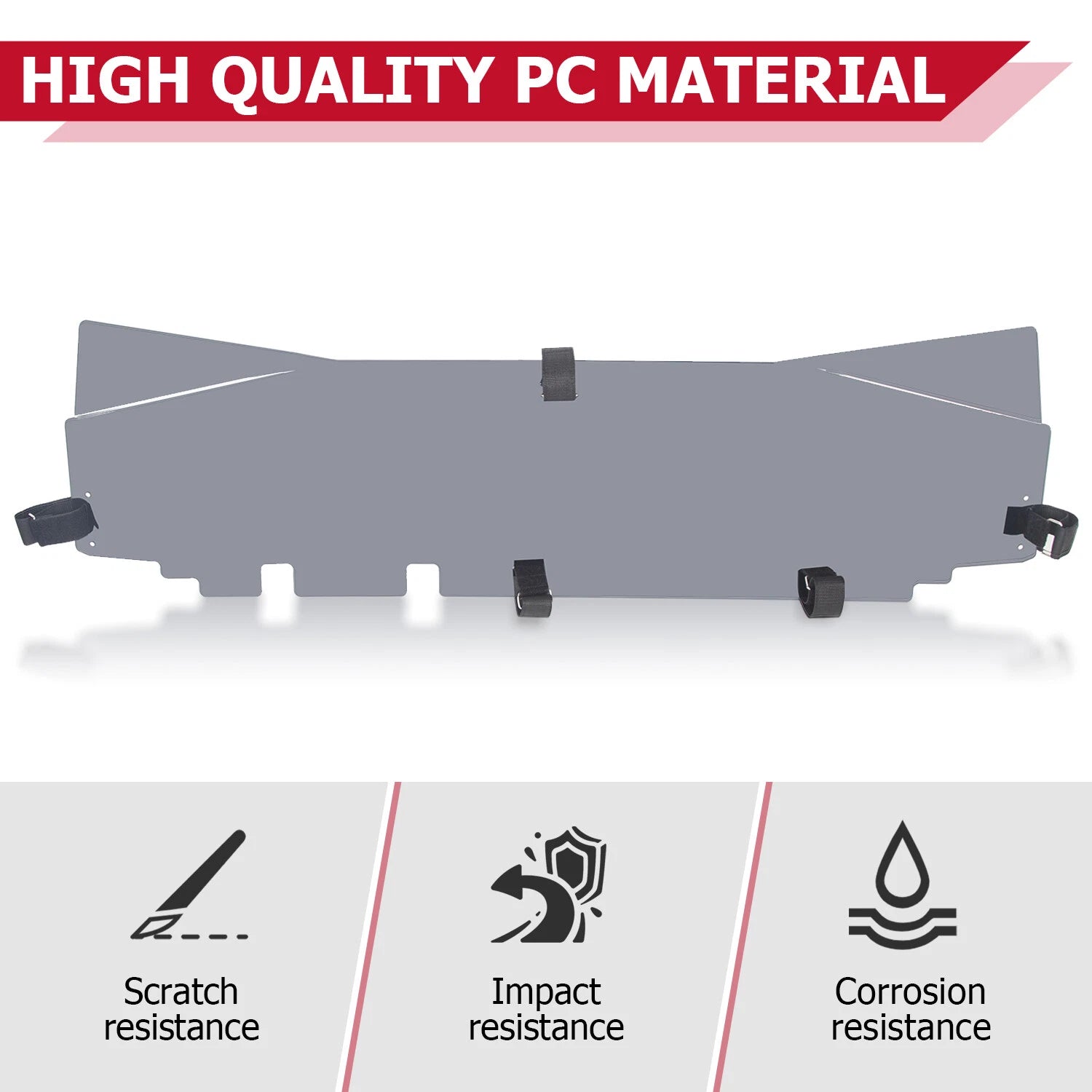 Rear Windshield Window Panel for Can Am Maverick X3 (2017-2021) Dark Tinted