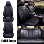Set of 2 Front + Rear Leather Seat Covers for Toyota RAV4 (2019–2023)