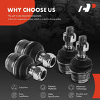 Set of 4 Front Upper & Lower Ball Joints for Ford F-150 (1980–1996)