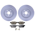Front Rotors & Akebono EURO Ceramic Brake Pads Kit for Benz X166 GL450 (2013–2019)