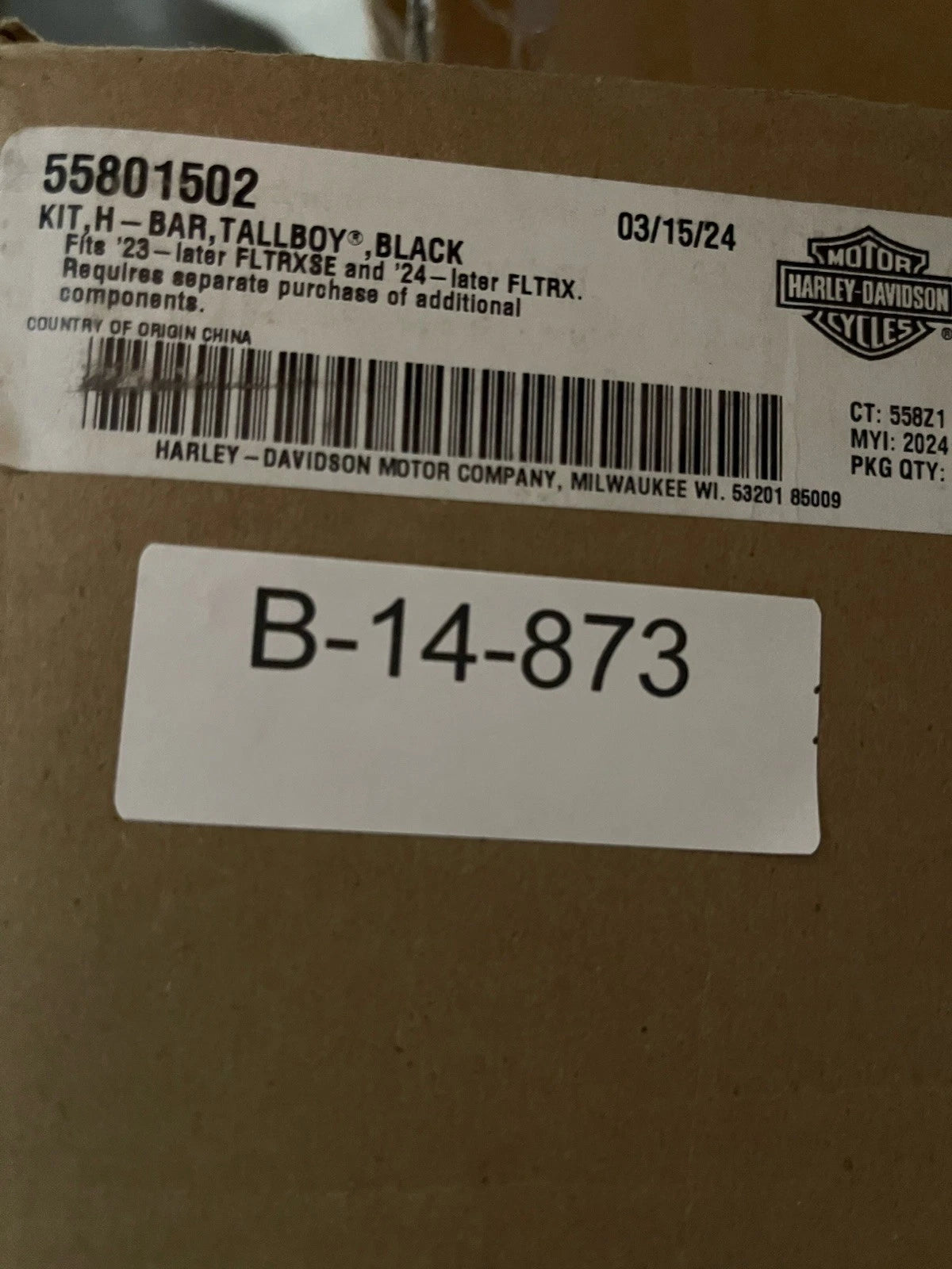 Tallboy Handlebar for Harley-Davidson Road Glide (2023–2023) 55801502