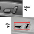 Piano Black Seat Adjustment Button Cover Trim for Audi A4 A5 S4 RS4 (2016-2023)