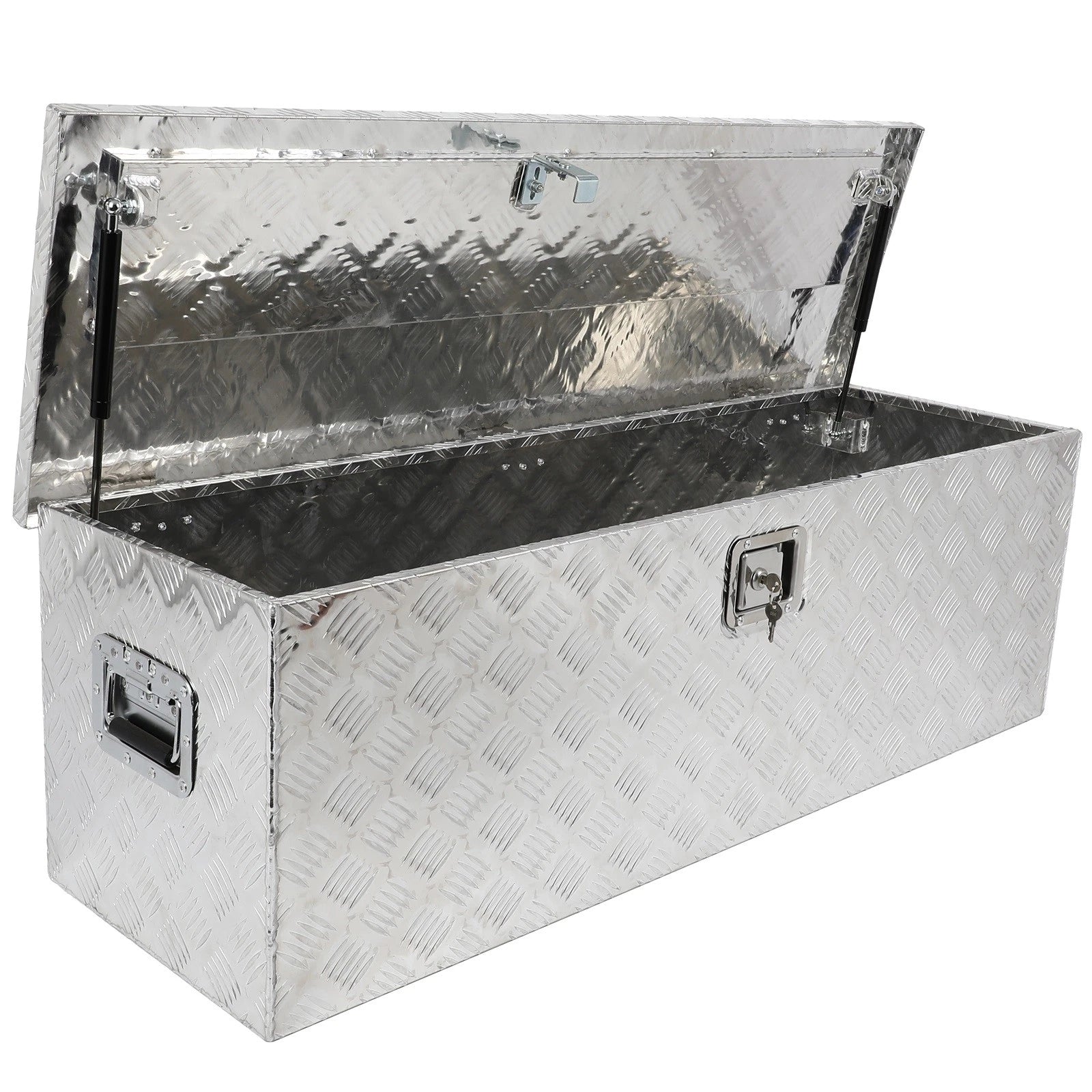 48" Aluminum Tool Box for Truck Pickup Trailer Flatbed Storage