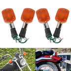 Set of 4 Turn Signal Blinker Lights for Honda Rebel 250, CA250, Magna VF250, VF750