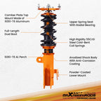 Coilover Shocks Absorbers Kit for Scion tC (2011-2016) Adjustable Height
