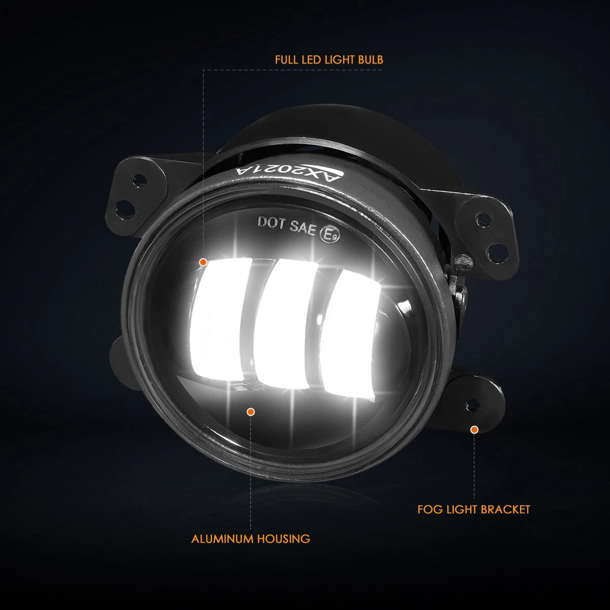 Smoked Lens Fog Lights for Cadillac Escalade (2002–2006)