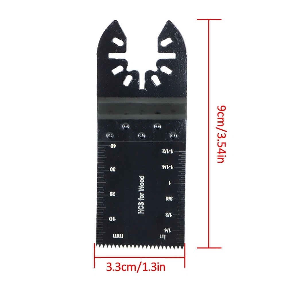 Set of 100 Quick Release Oscillating Tool Blades for Universal Use