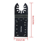 Set of 100 Quick Release Oscillating Tool Blades for Universal Use