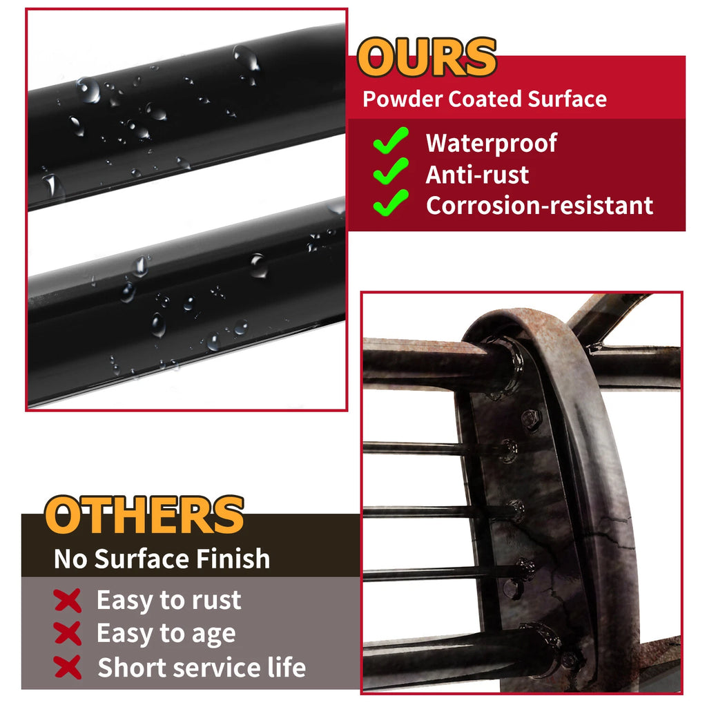 Bumper Grille Brush Guard for Ford Escape (2001-2007) Black