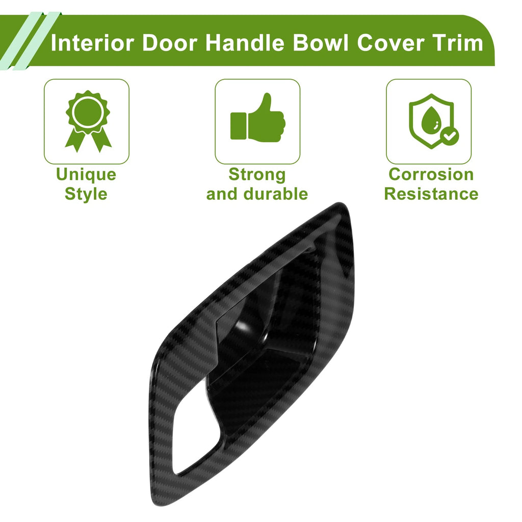 Set of 5 Interior Door Handle Bowl Cover Trim for Dodge Charger (2011–2021)