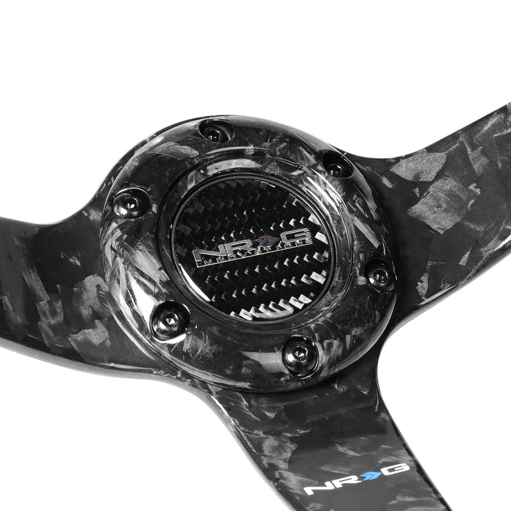 NRG ST-036FC Steering Wheel for Universal Fit (350mm, 3" Depth, 3-Spoke)