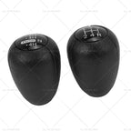 2X 5-Speed Push Gear Shift Knob & Transfer Case Knob for Nissan Patrol