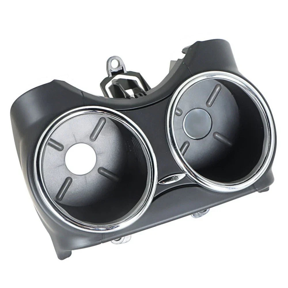 Dual Cup Holder Bracket Black for Benz W219 CLS500 CLS63 AMG (2006-2010)