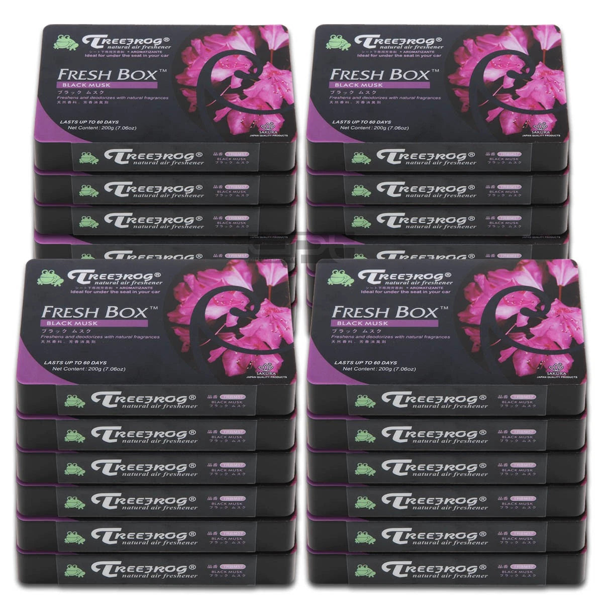 X24 Air Freshener Black Musk Scent 200g for Car/Auto/Bath/Office