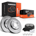 Front Disc Brake Rotors and Ceramic Pads for Hyundai Elantra (2011–2016)