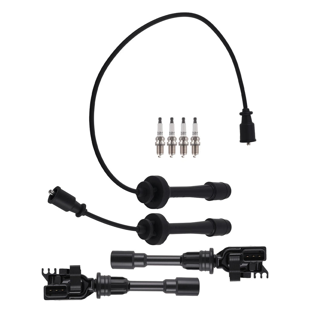 Ignition Coils Spark Plugs & Wires for 2001-2003 Mazda Protege 2.0L ZZY118100