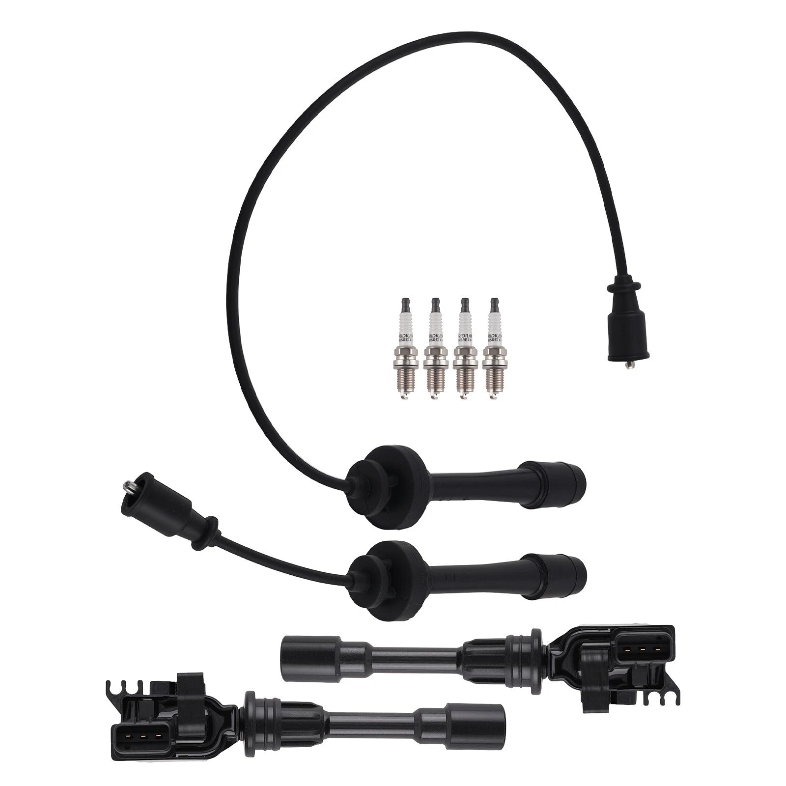 Ignition Coils Spark Plugs & Wires for 2001-2003 Mazda Protege 2.0L ZZY118100