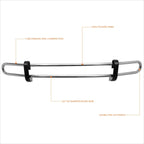 Stainless Steel Double Pipe Rear Bumper Protector for Honda CR-V (2007–2011)