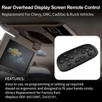DVD Entertainment Remote Control for Chevrolet Silverado GMC Sierra (2014–2020)
