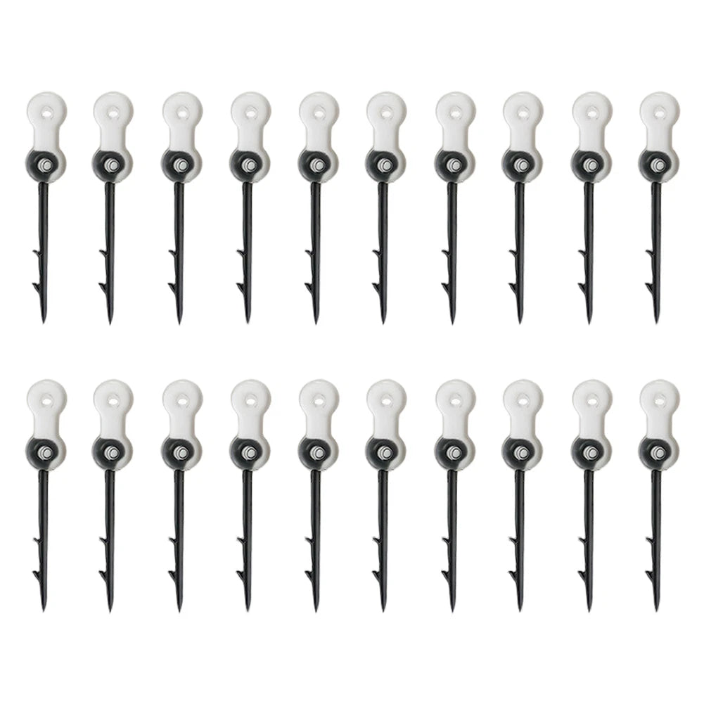 Bait Spike Fishing Hook Sting Pin for Carp (with Clear Stops, Rubber Corn Rig)