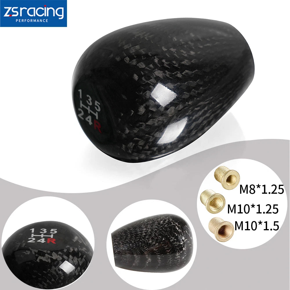 Carbon Fiber Gear Shift Knob for Universal Fit (2010–2023)