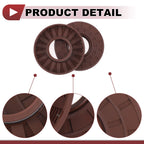 2X Oil Seal Rotary Shaft Seal FKM Rubber 35x80x12mm for Various Models