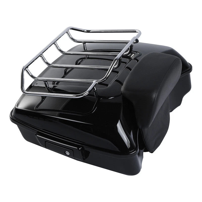 Chopped Trunk Pad Luggage Rack for Harley Davidson Touring Road Glide (2014–2026)