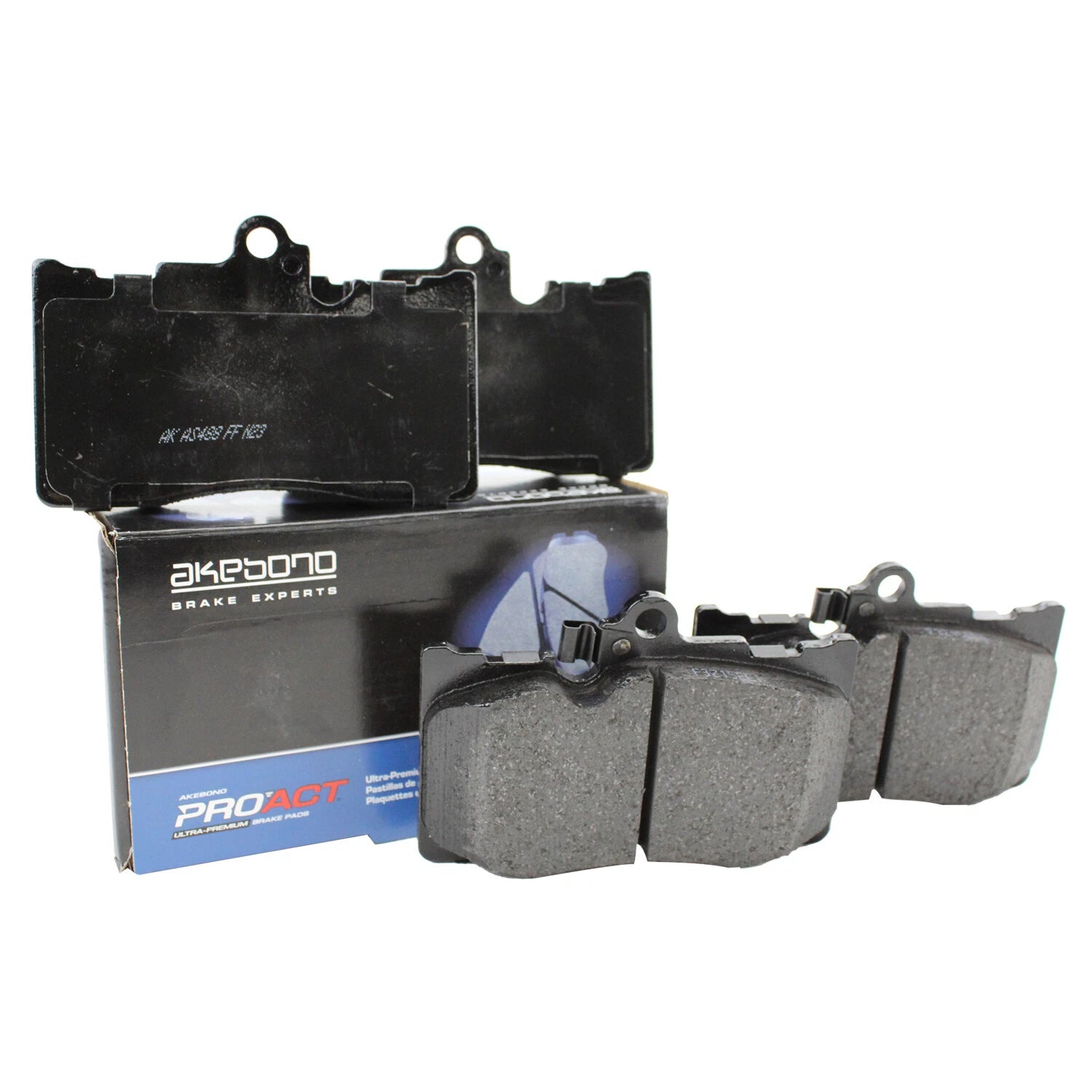 Set of 4 Akebono ProACT Front Disc Brake Pads for Lexus GS350 (2007–2010)