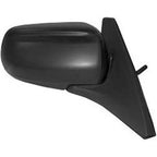 Replacement Black Textured Passenger Side Power Door Mirror w/o Heated Glass