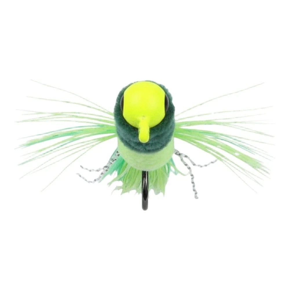 12pcs Jig Head Fishing Lures with Feathered Tail and 3D Eyes