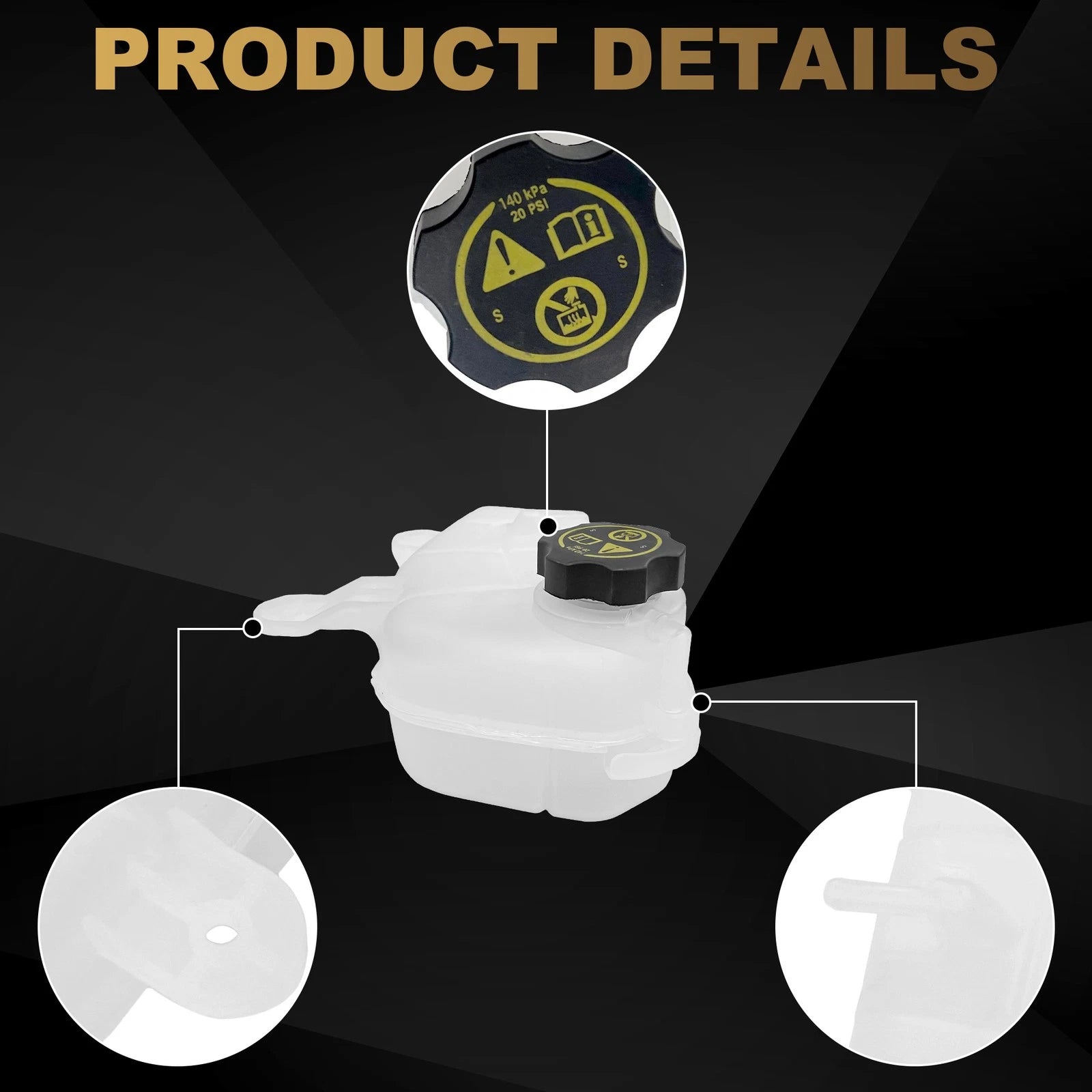 Coolant Radiator Overflow Bottle for Sonic (2012-2019)