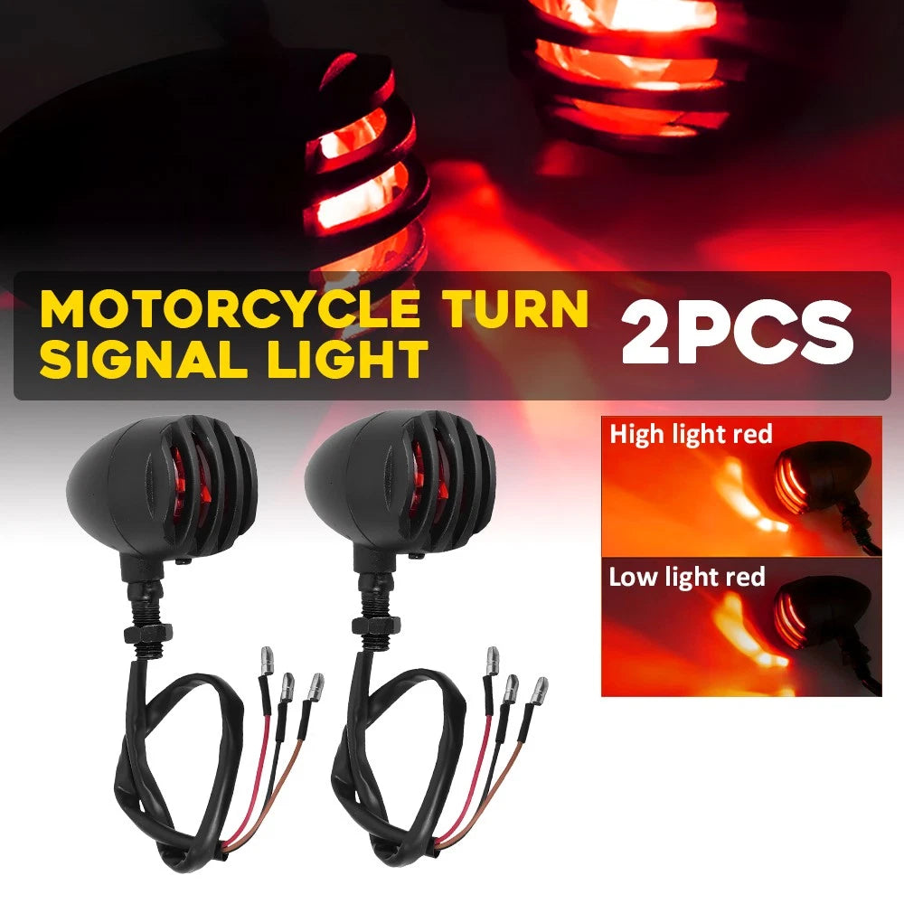 2X Halogen Red Blinker Turn Signal Tail Lights for Yamaha Honda
