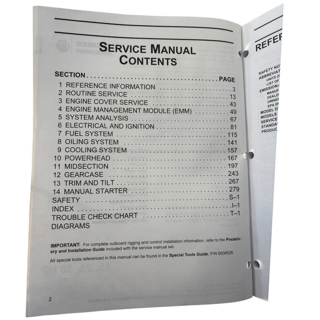 Evinrude Johnson E-TEC Service Manual 5008326 for 15/25/30 HP (2011)