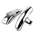 Universal Motorcycle Retro Front & Rear Fender Mud Guards for Bikes