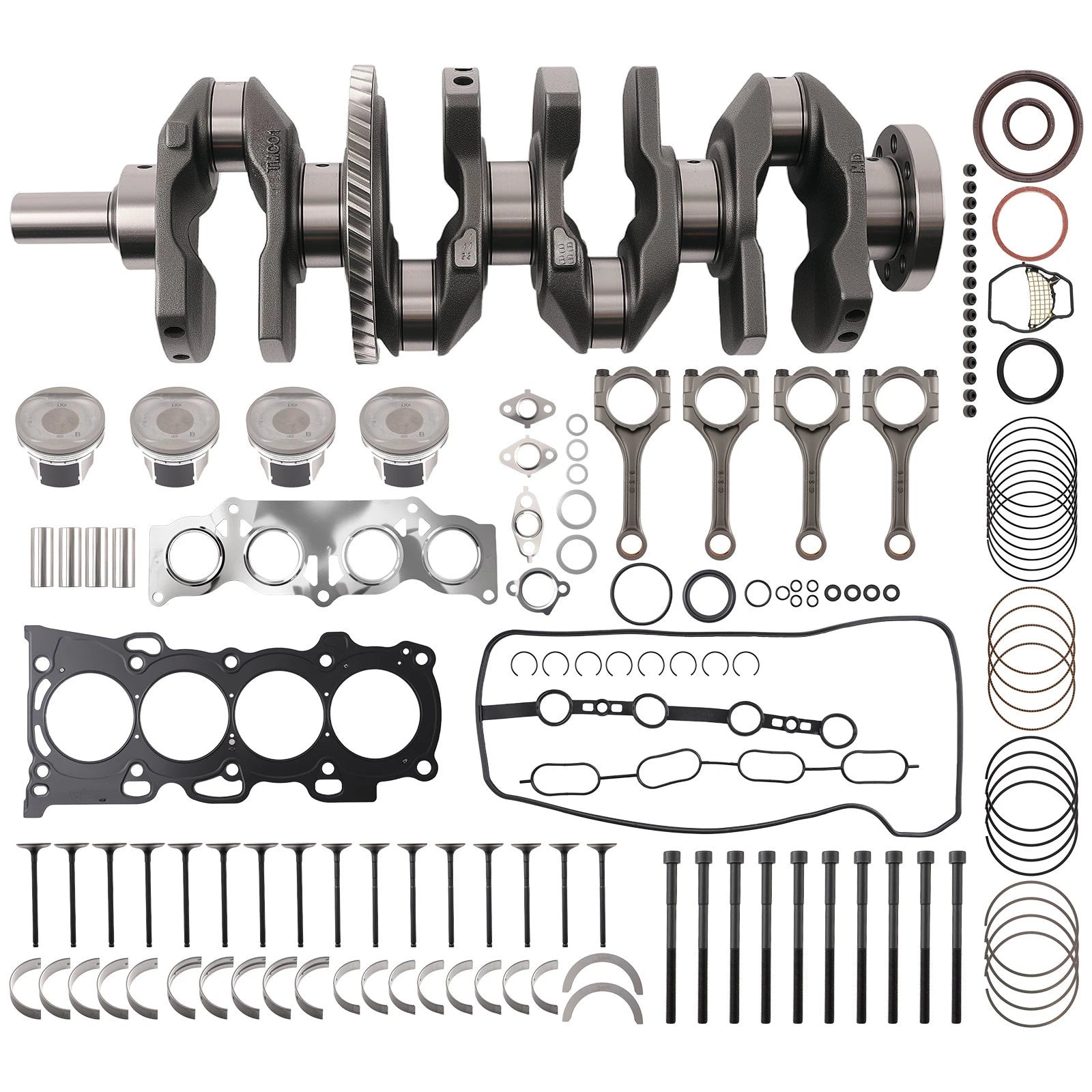 2.4L 2AZFE Engine Overhaul Rebuild Kit for Toyota Camry, Matrix, RAV4, xB (2002–2013)