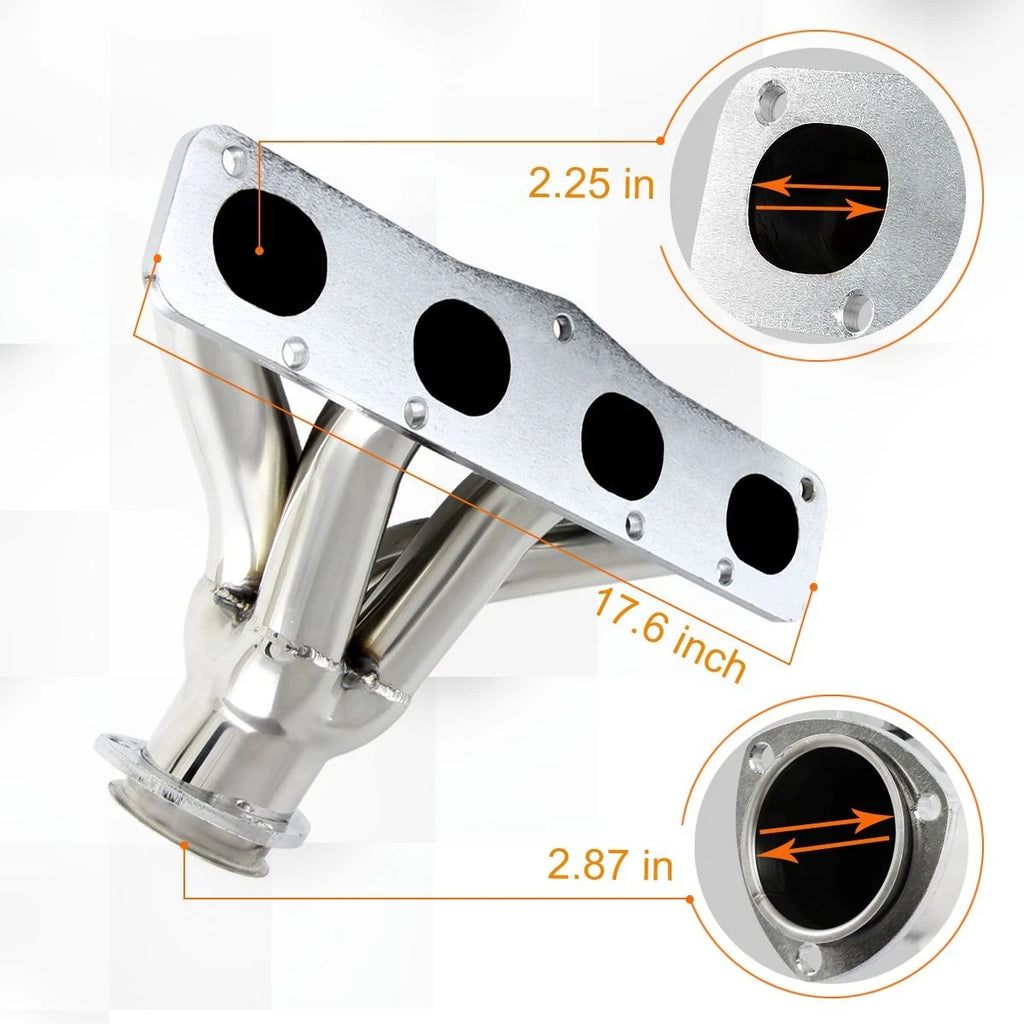 Stainless Steel Performance Exhaust Header for Chrysler Hemi 331-392 V8 (1951–1959)