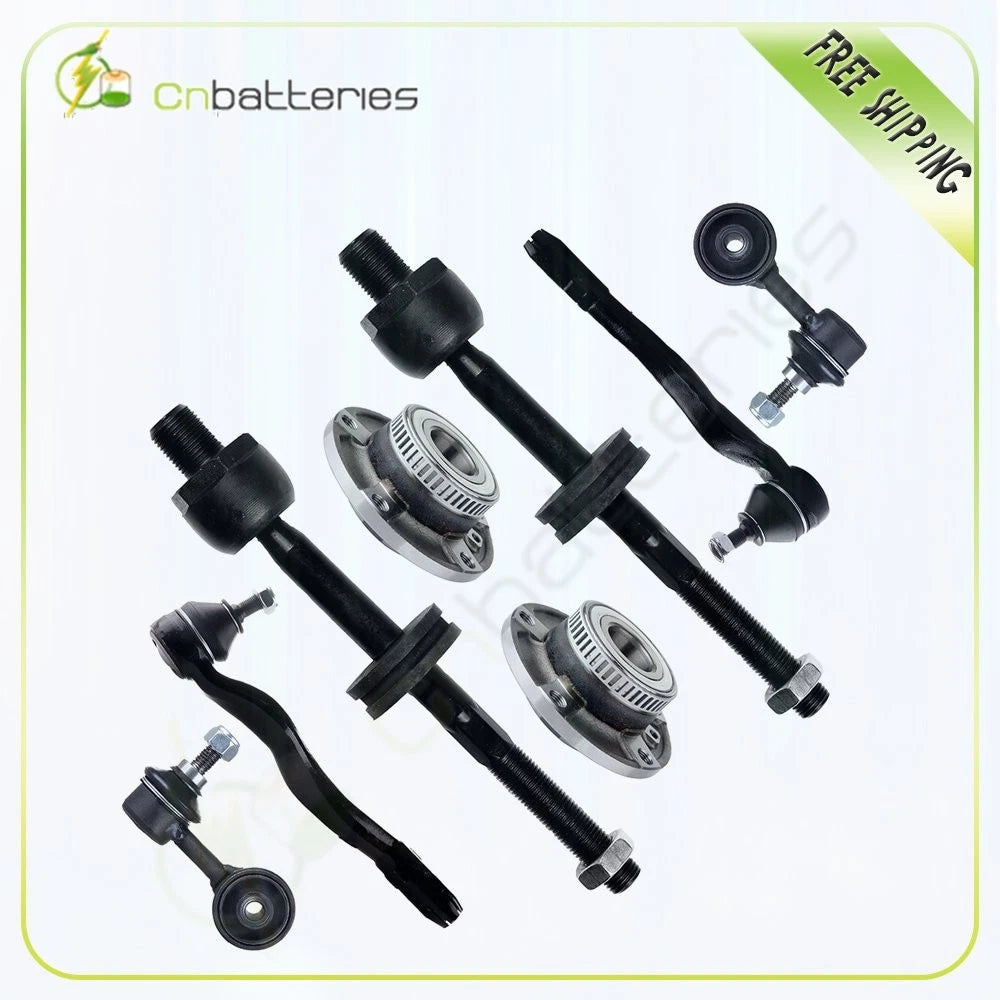 Set of 8 Front Wheel Bearings Sway Bar Links Tie Rod End for BMW Z3 (1996–2002)