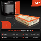 2X Engine Air Filter for Mercedes-Benz CLA250 GLA250 (2014-2019)