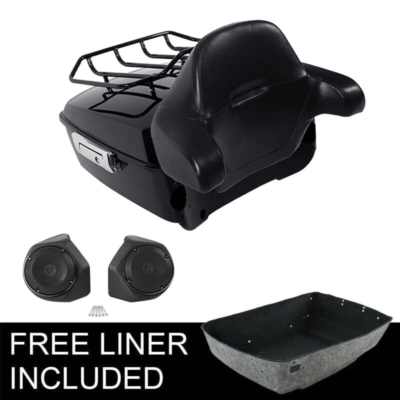 Trunk Luggage Rack Speakers for Harley Electra Glide (2014–2026)