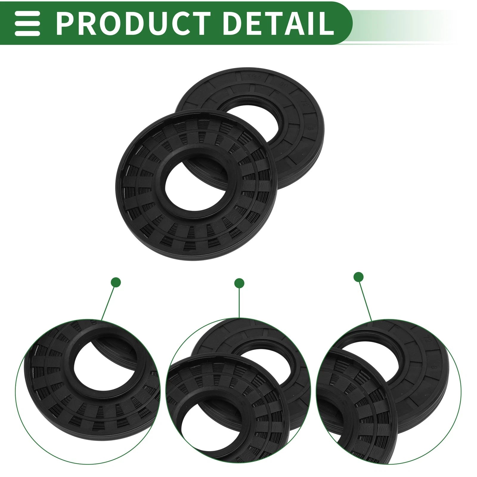 Oil Seal   - NBR Rubber 30x72x8mm