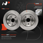 Rear Disc Brake Rotors & Ceramic Pads for Subaru Forester (2019–2021)