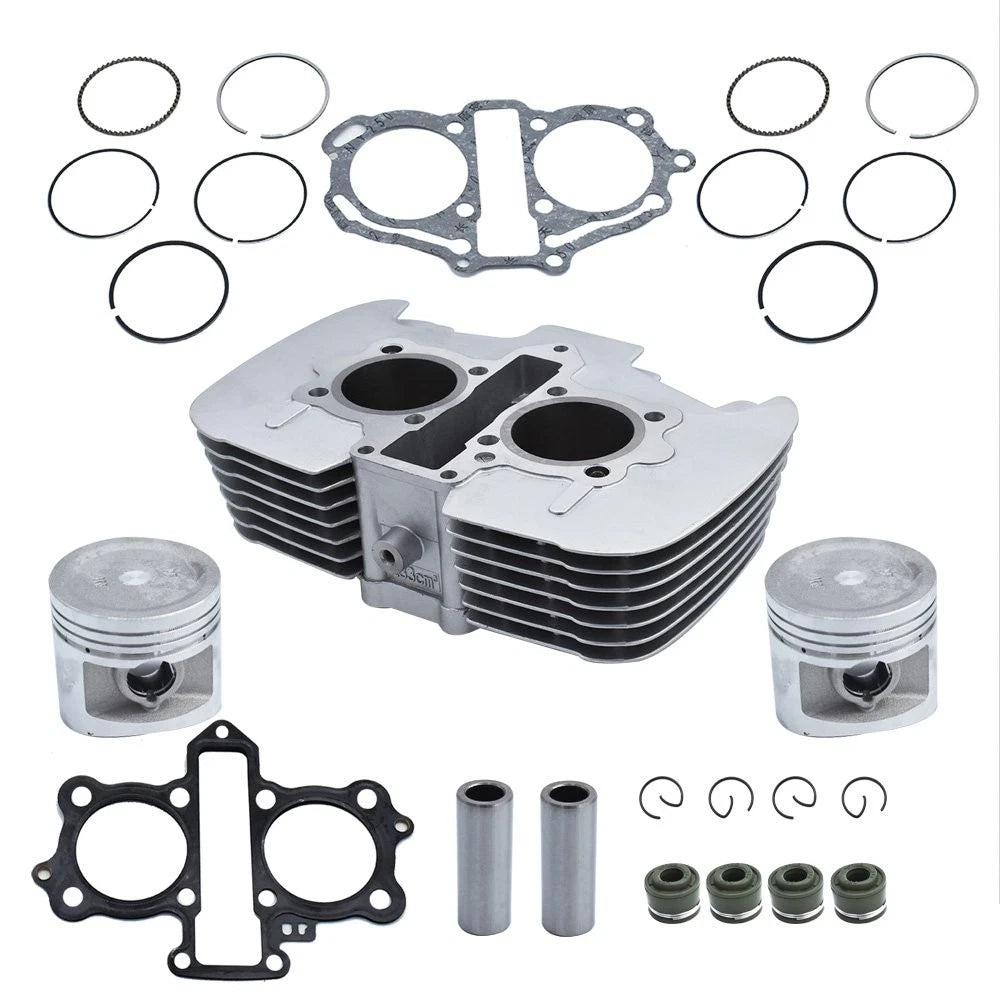 Engine Cylinder Assembly with Piston Gaskets for Honda Rebel 250 (1996-2015)