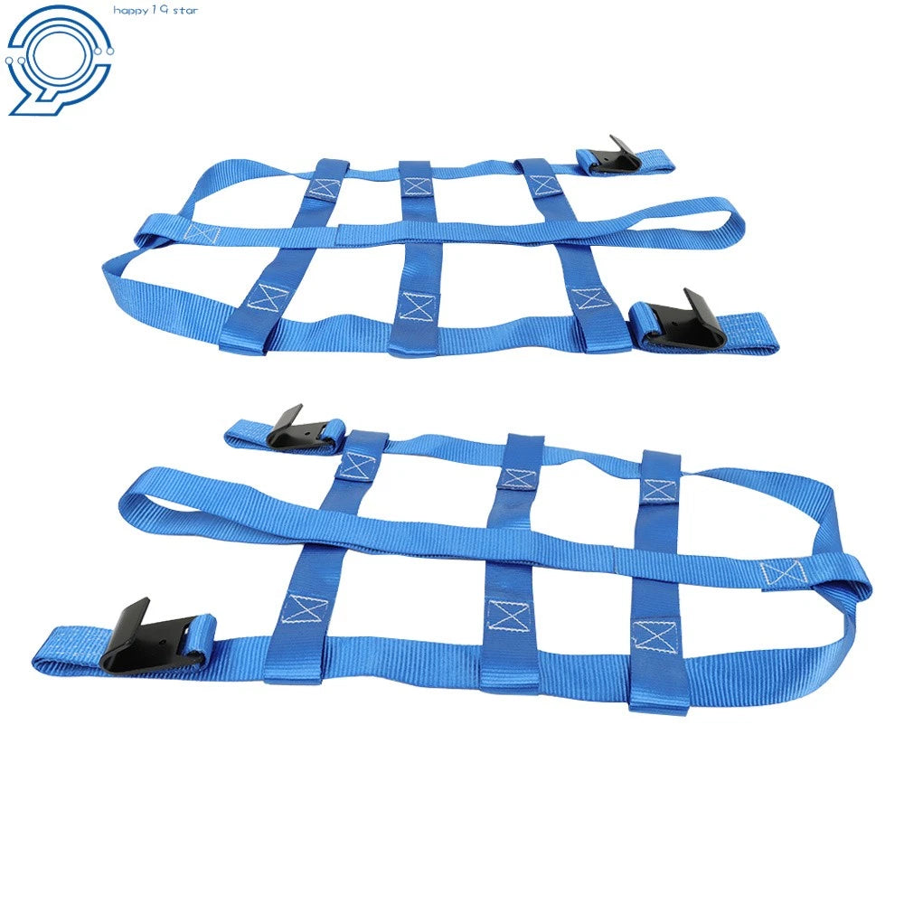 Set of 2 Heavy Duty Tire Tow Dolly Wheel Nets for Universal Fit
