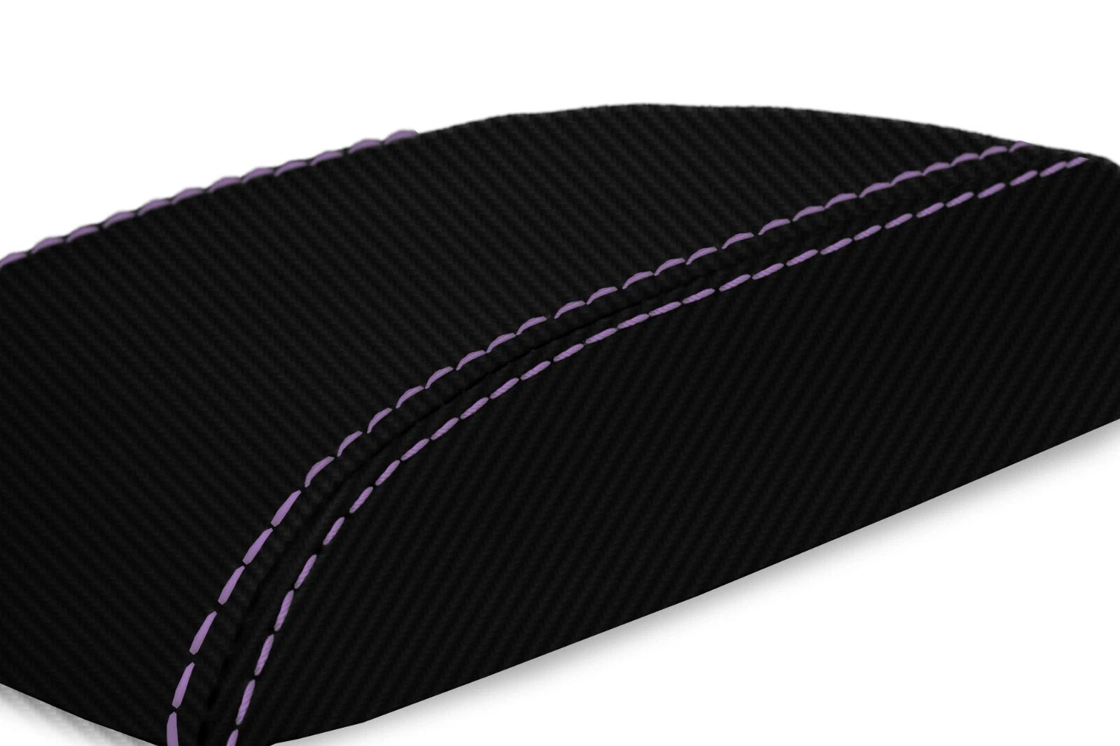 Console Lid Armrest Cover for Scion TC (2005–2010) - PVC Carbon, Purple Stitch