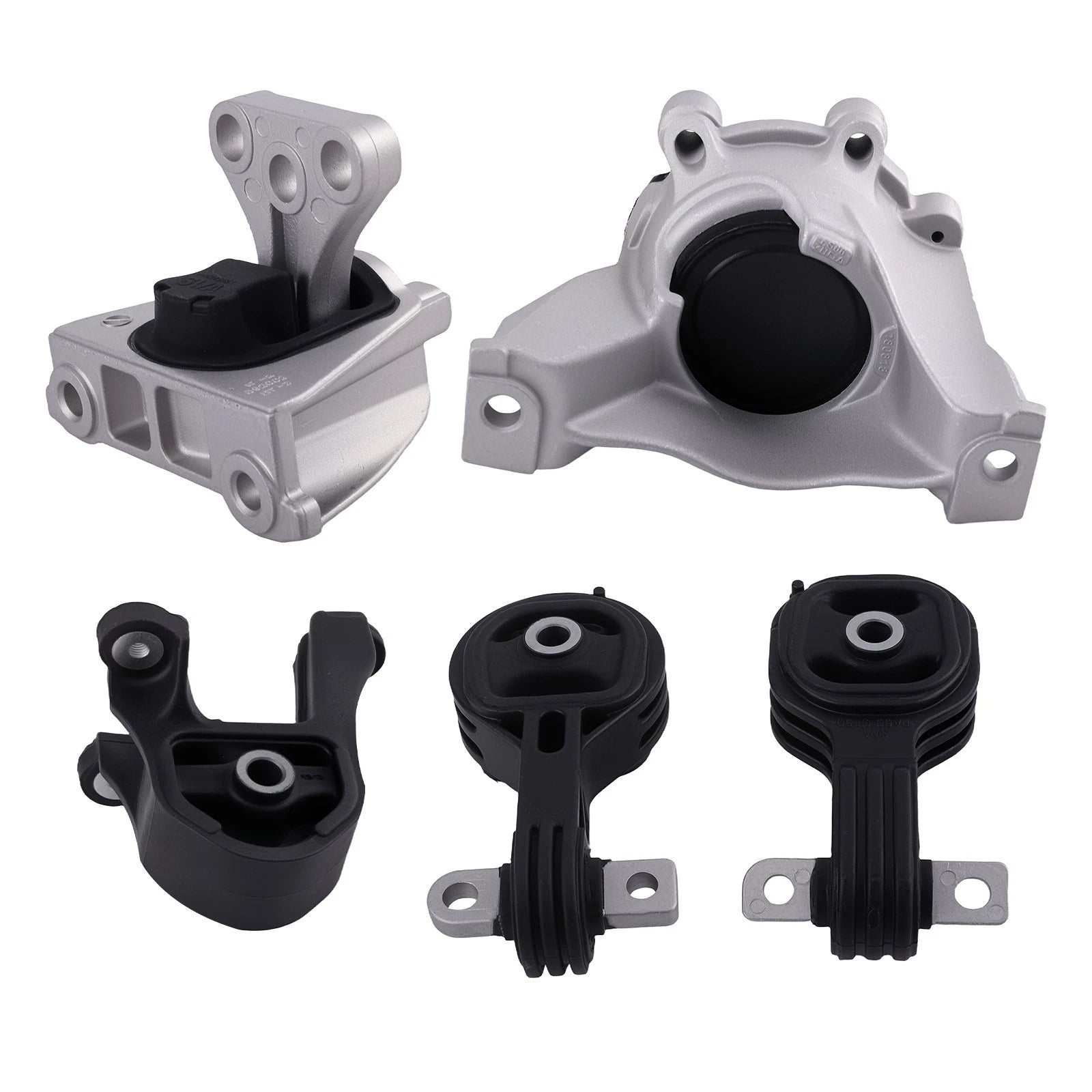 5Pcs Engine Motor Mount Kit for Honda CR-V 2.4L (2007–2011) A4595 A4536 A4598