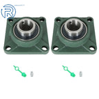 Set of 2 Pillow Block Flange Bearings for Make Model 