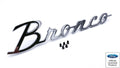 Chrome Fender Script Trim Emblem with Clips for 1966-1977 Ford Bronco